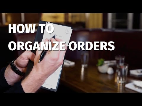 How to take orders as a waiter-- Restaurant Server Training