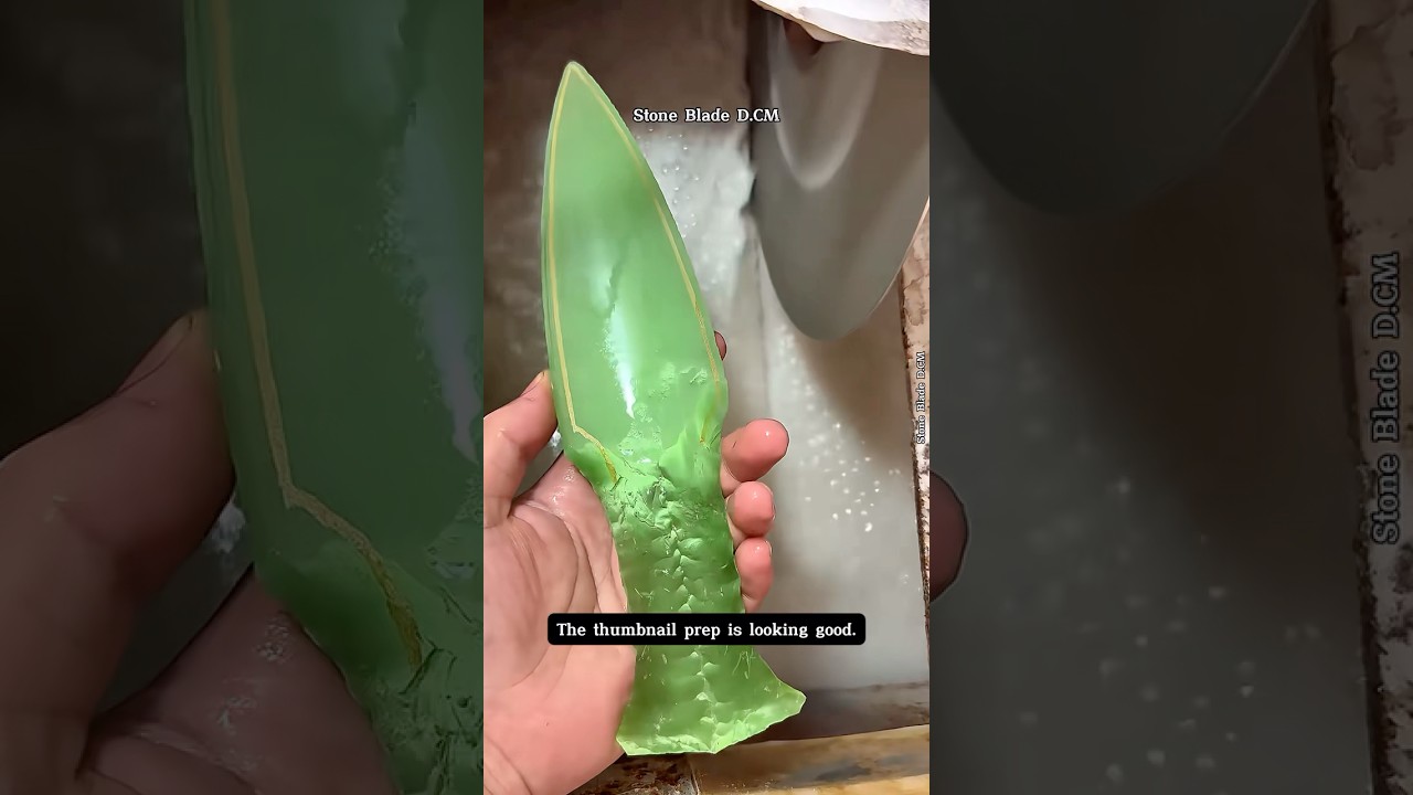 Самый СЛОЖНЫЙ обсидиановый нож, который я когда-либо делал. Часть 1 💚💚