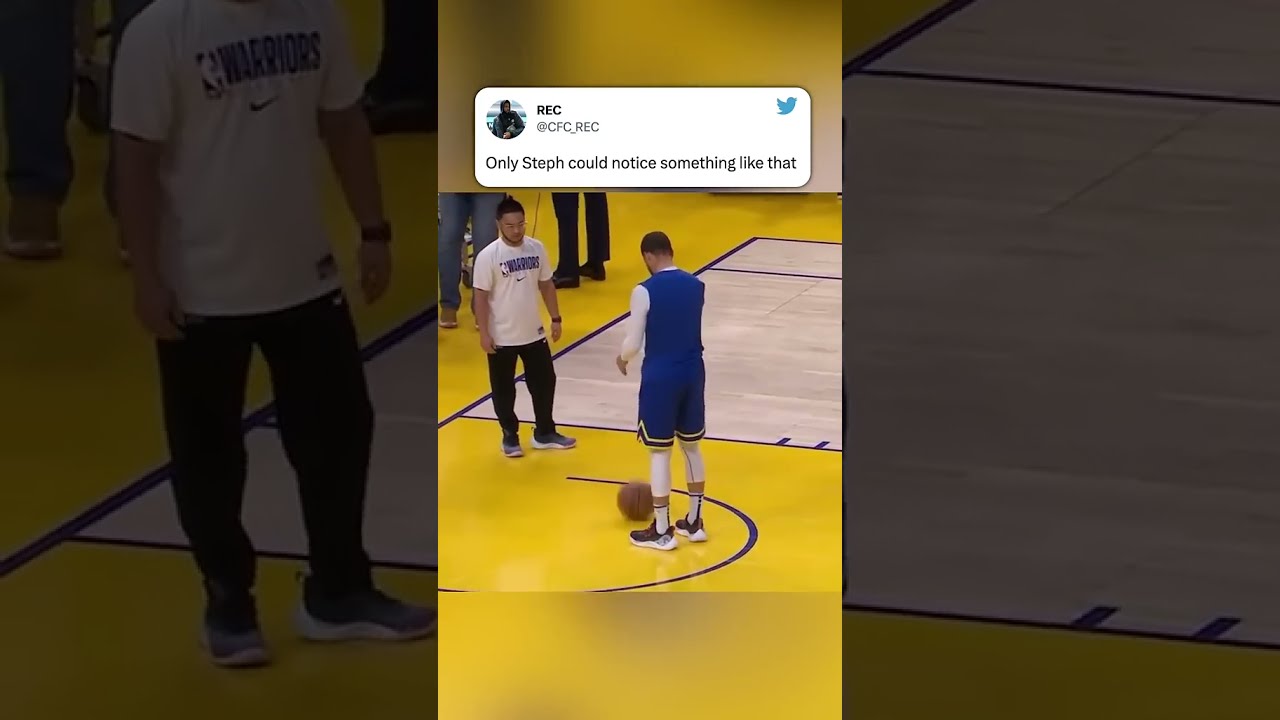 Steph Casually Found A Dead Spot On The Court Shorts