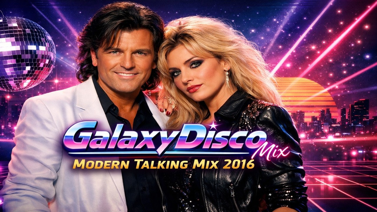 Retro Disco Modem Talking Remix 🔥 Galaxy Disco 80s Modern Talking Style Megamix 2016