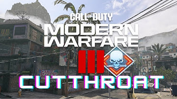 MW3 NEW GAME MODE CUTTHROAT IS FUN