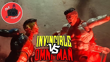 Invincible VS Omniman - stopmotion animation epic fight 2025 with actionfigure