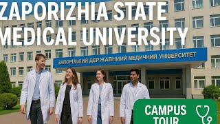 🇺🇦 Zaporizhzhia state medical university I Visit and walking tour after 20 years with captions.