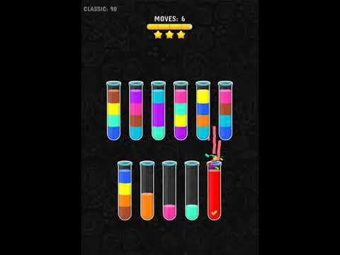 Color Water Sort 3D level 98 | Gameplay Mobile Games