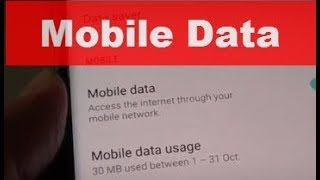 Samsung Galaxy S9 Plus: 2 Ways to Enable / Disable Mobile Data screenshot 2