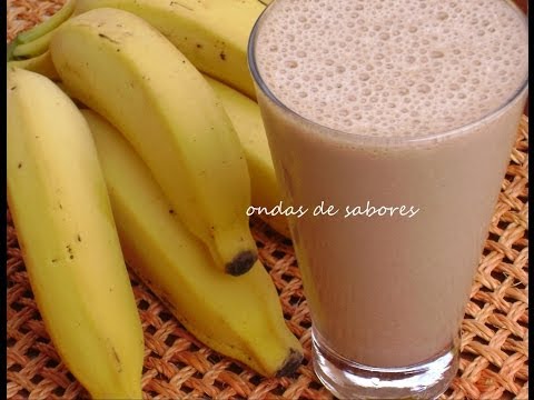 #Receita VITAMINA DE Banana Deliciosa