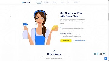 JD CleanX - Best Cleaning Company Joomla template      Hovhannes Delm