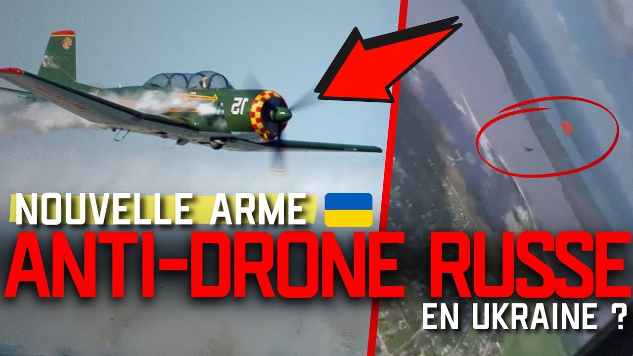 LUKRAINE INVENTE UNE NOUVELLE ARME ANTI DRONE 