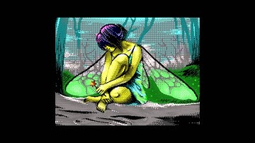 Paralactika demo runing in Retro Virtual Machine v1.0.2