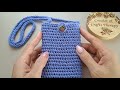 DIY Tutorial | How to crochet mobile phone bag | neck phone bag