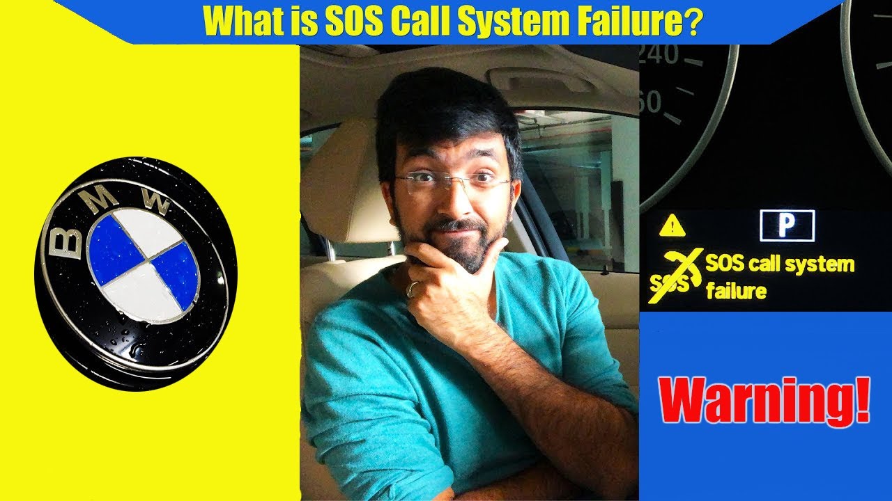 SOS call system failure ! Replacing emergency battery BMW 