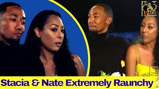 Married at First Sight: Stacia \& Nate indulge in an Extremely Raunchy Act in Group Dinner