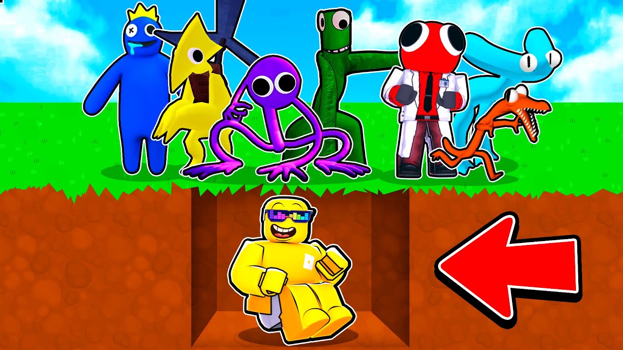Using SECRETS to Cheat in Rainbow Friends HIDE AND SEEK