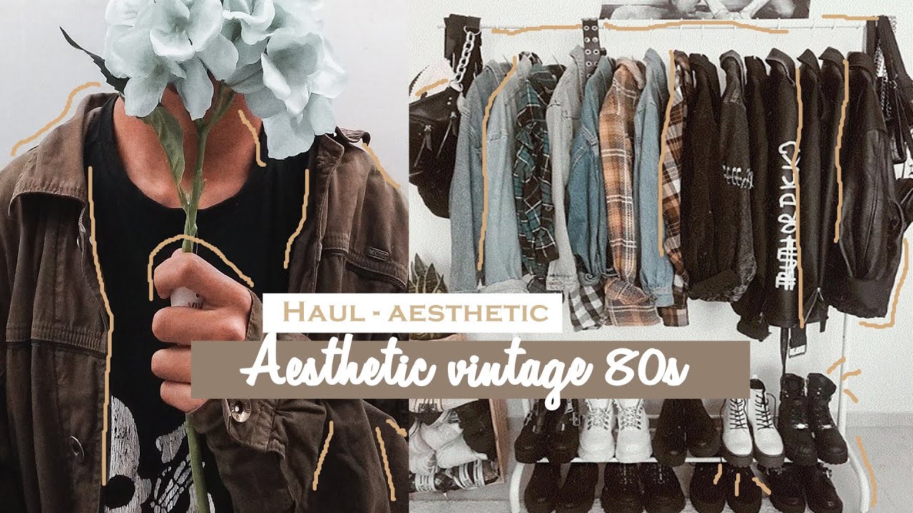 Haul de ropa aesthetic vintage 80s - tumblr ? - YouTube