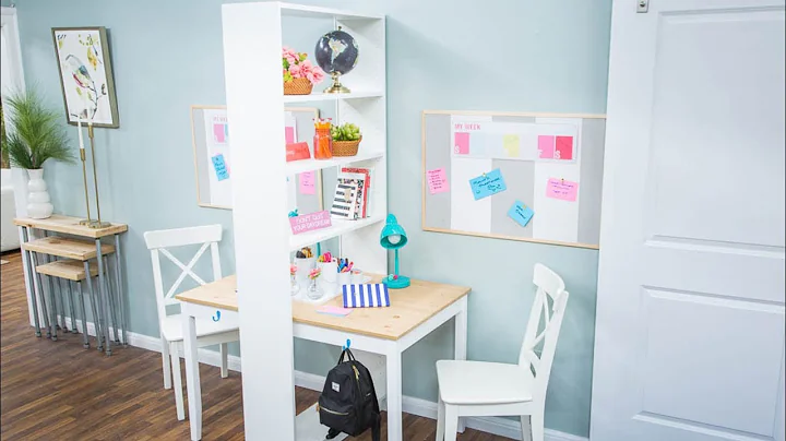 Ken & Maria's DIY Homework Station - Home & Family