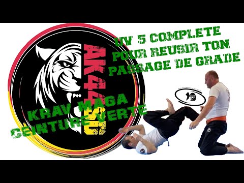 Krav Maga FEKM · Ceinture Verte — Programme sol completo