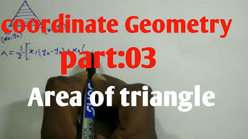 area of triangle coordinate geometry class 10th