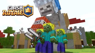 If Minecraft would be like Clash Royale ! ( Minecraft Animation )