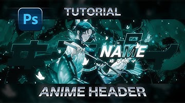 How To Make Clean Anime Header in Photoshop in 2025 | FREE PSD