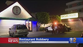 Chinese Restaurant Robbed In Mid-Wilshire