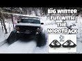 Deep snow fun with NordTrack | Snow track for trucks!