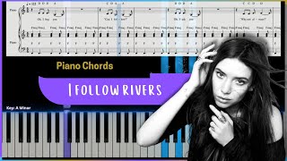 Download Lagu Lykke Li, The Magician - I Follow Rivers | Piano Chords Tutorials for Beginners with Sheet Music MP3