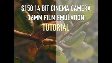 $150 14 BIT CINEMA CAMERA 16MM FILM EMULATION TUTORIAL | CANON EOS M RAW MAGIC LANTERN | ARRI ALEXA