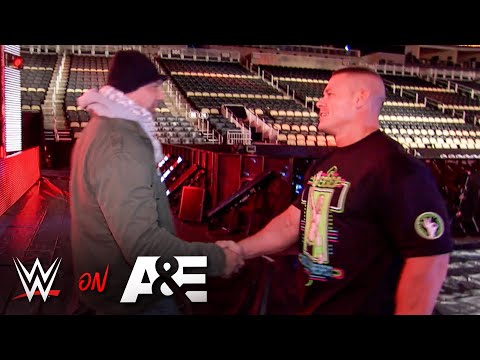 John Cena and Batista reminisce about WrestleMania main events: A&E WWE Rivals John Cena vs. Batista