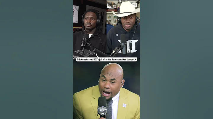 RG3 explains how Steve Smith called him out on live TV after the Ravens drafted Lamar Jackson 😳