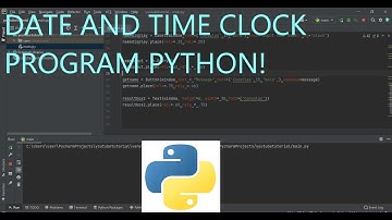 [2022] Date and Time Clock Python!