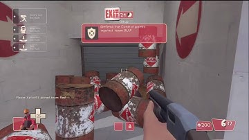 Wtf? Random Glitch I saw in Team Fortress 2 Dustbowl Xbox 360. HD