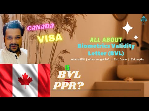 Biometrics Validity Letter(BVL) | IS BVL = PPR? | Canada Visa | Correspondence letter