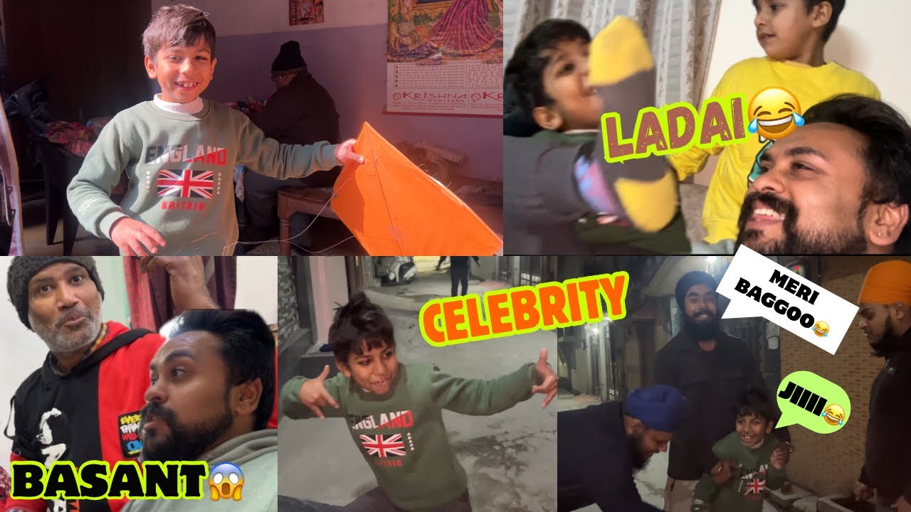 Baba Ne Looti Patang | Jhony Ki Basant Kaisi Hoti H ? Ladai Ho Gyi😂Hamara Baba Celebrity Ban Gya