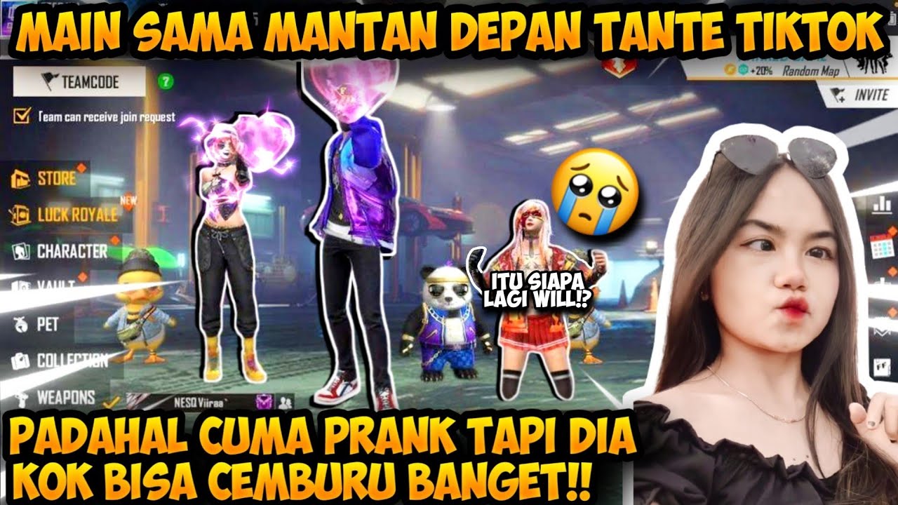 MABAR SAMA MANTAN DEPAN TANTE TIKTOK TERNYATA DIA CEMBURU DAN MARAH BANGET CUY!!