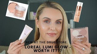 NEW LOREAL LUMI GLOW - Does it give you glowing skin??? - Elle Leary Artistry