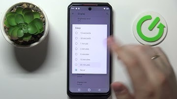 Oukitel K13 Pro - How To Change Screen Timeout To Never