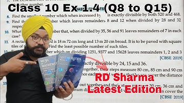 RD Sharma Class 10 Solutions Chapter 1 Real Numbers Ex 1.4 Q8 to Q15 From Latest Edition Book 2022