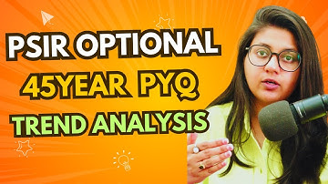 PSIR Optional PYQs 45 Years Trend Analysis and Strategy UPSC
