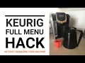 The Easiest Keurig 2.0 Full Menu Hack { NO WIRE CUTTING } Geesta Freedom Clip