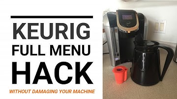 The Easiest Keurig 2.0 Full Menu Hack { NO WIRE CUTTING } Geesta Freedom Clip