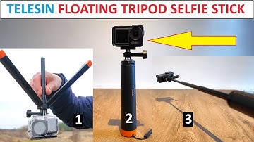 DJI OSMO ACTION 5 PRO - TELESIN FLOATING TRIPOD SELFIE STICK is a must buy