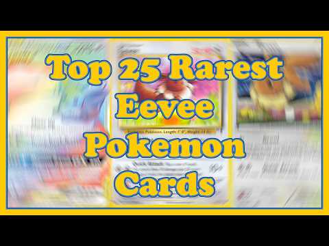 The RAREST & Most EXPENSIVE Eevee Pokémon Cards EVER! 💎🔥