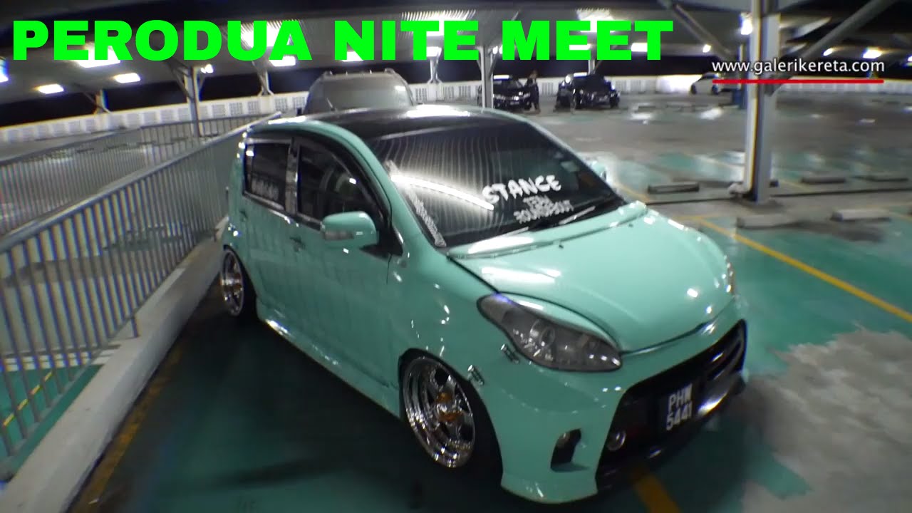 Petronas Green Myvi SE Stance  Perodua Nite Meet 2016 