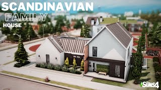 Scandinavian Family House in Evergreen Harbor | NoCC | Stop Motion Build | The Sims 4