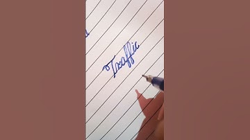 Traffic 🤔 in cursive writing #ytshort #english @The English Empire