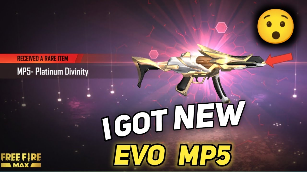 I Got IT NEW EVO MP5 IN FADED WHEEL FREE FIRE 🔥 😍 ll ON FIRST LEVEL ONLY ...