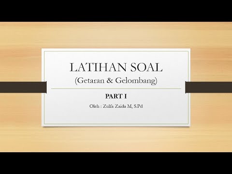 Part 1 Latihan Soal Getaran Dan Gelombang Ipa Kelas 8 Youtube