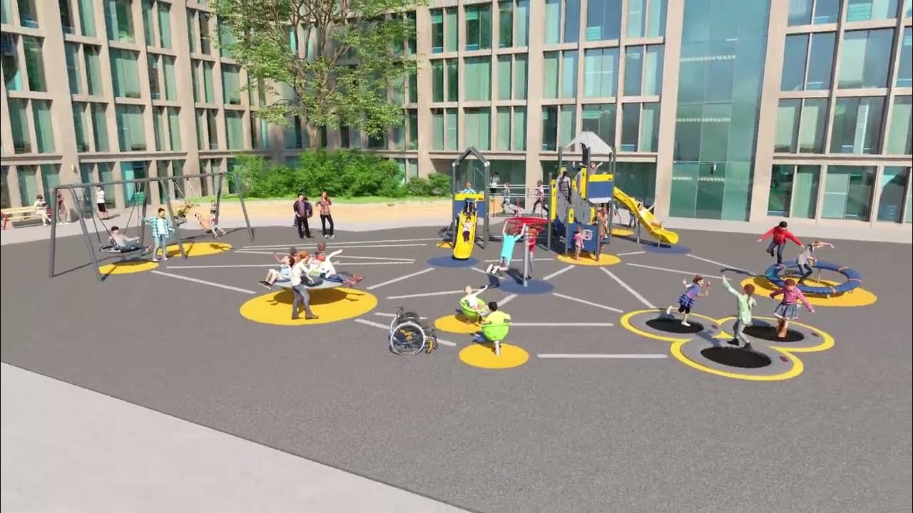 Schoolyard Playground Design Idea by KOMPAN YouTube