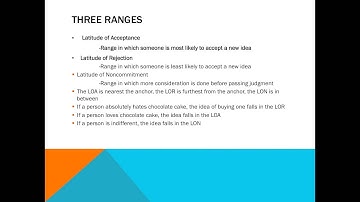 Social Judgment Theory