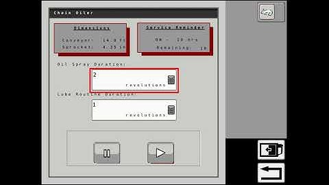 Spinner System Operations: RoGator/TerraGator New Leader Chain Oiler